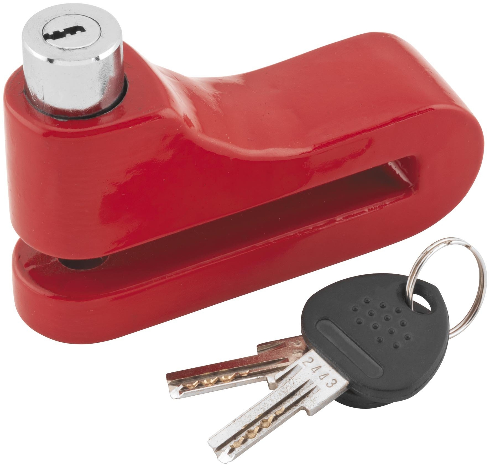 Bully Lock Disc Lock 10mm - Red | 132249