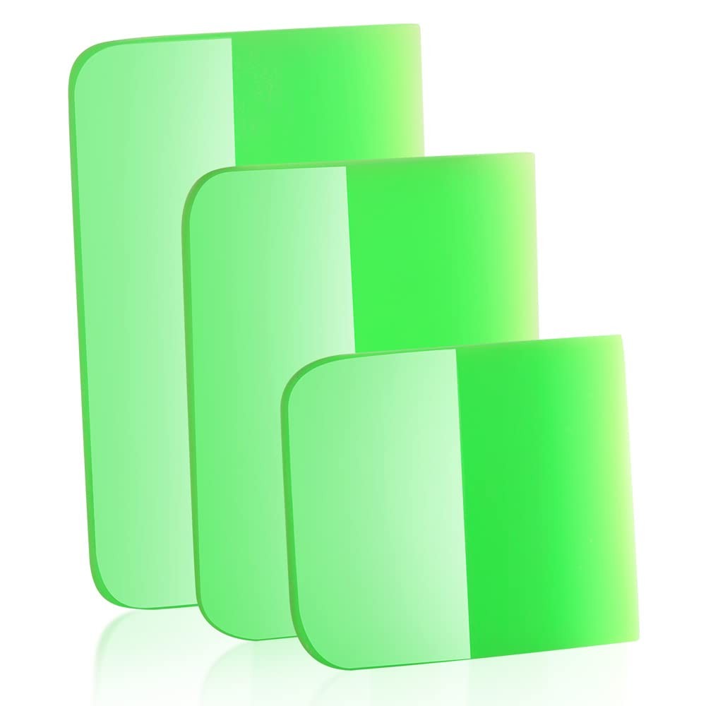 Gebildet 3 in 1 Anti-Scratch Rubber Squeegee, PPF & TPU Material Green-e913