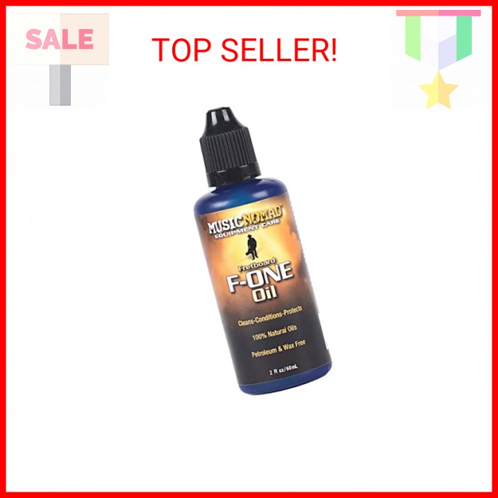MusicNomad F-ONE Fretboard Oil Cleaner & Conditioner 2 oz (MN105)