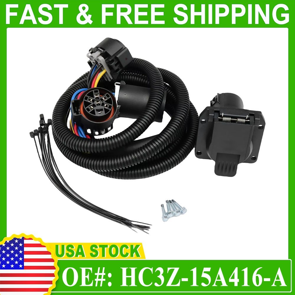For Ford HC3Z-15A416-A In Bed Trailer Wiring Harness 17-22 Super Duty F250-550