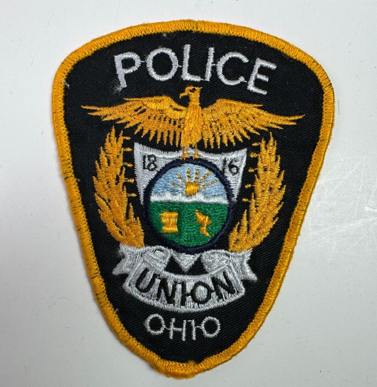 Union Police Ohio OH Patch AA1