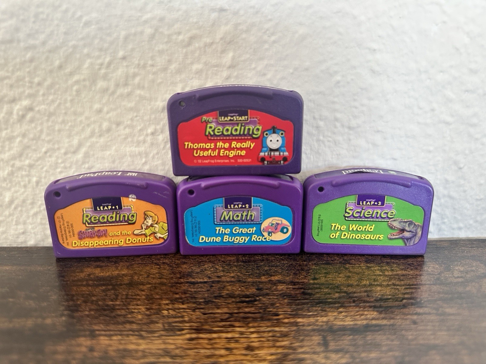 Leap Frog LeapPad Thomas Engine Scooby-Doo Cartridge Reading Math Science Lot
