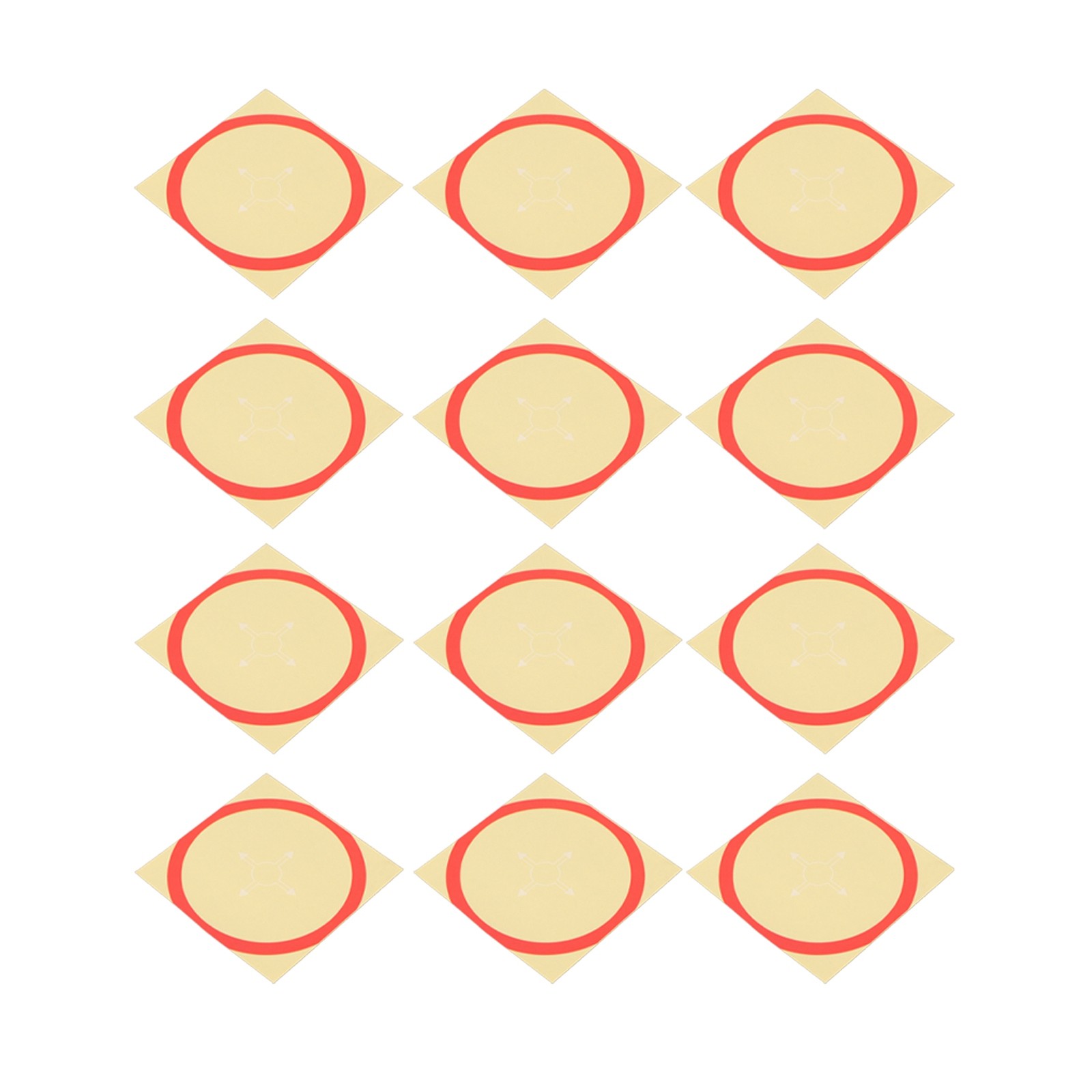 12 PCS Hemostatic Patch Transparent Super Sticky Emergency Chest Seal Patch NY
