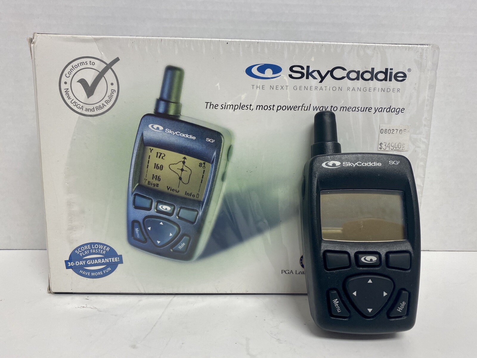 SkyCaddie SG2 Rangefinder Sky Golf GPS Model #SG0003. Originally 349.00