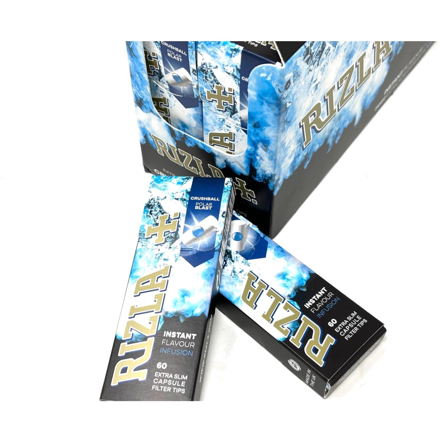 Polar Blast Mint Crushball Filter Tips - 24 Packs
