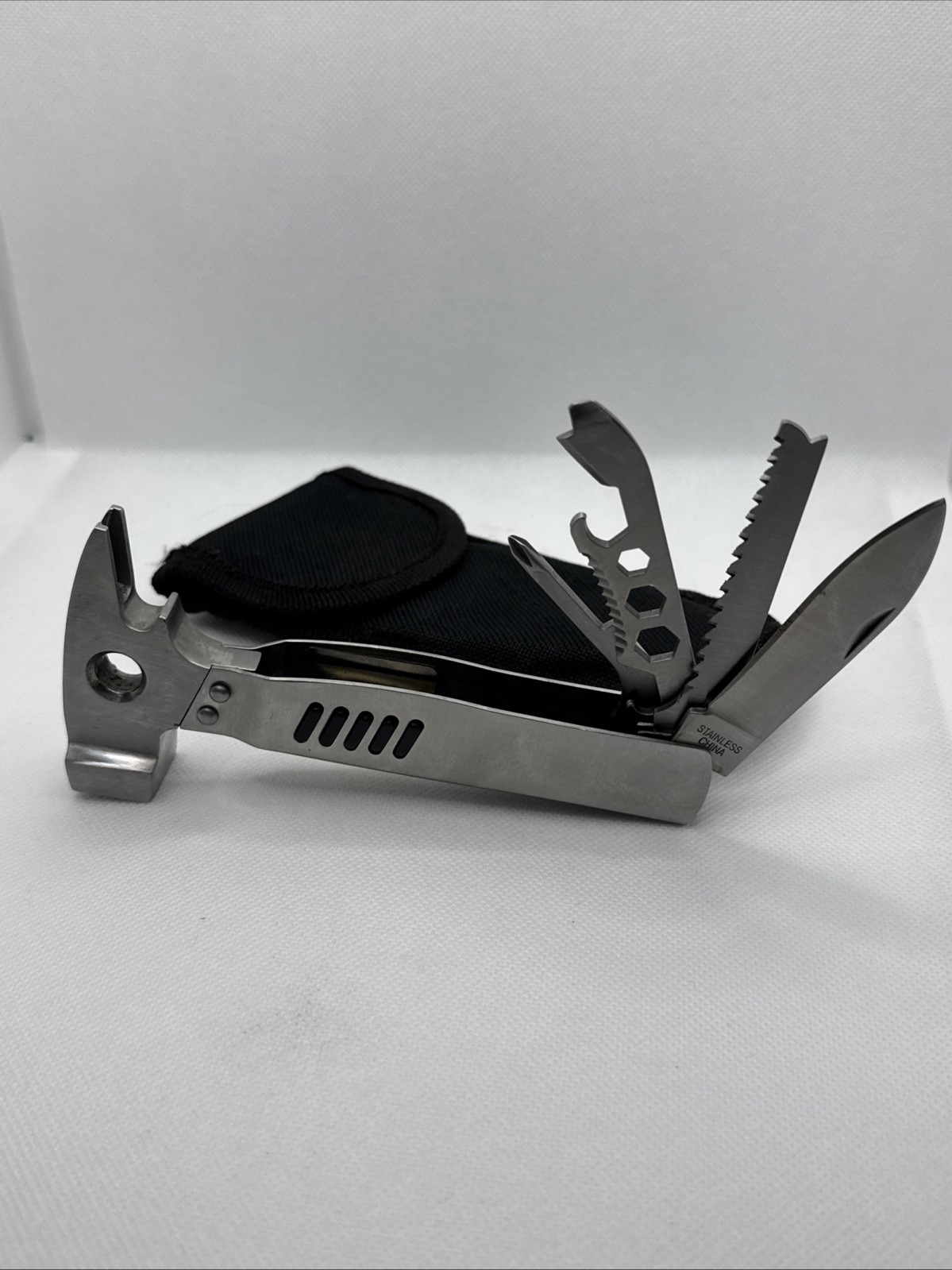 Multi-function stainless steel pliers hammer Blade Saw Wrench