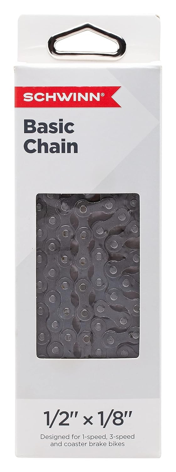 Schwinn Bike Chain 1/2" X 1/8" Basic Chain 112 Total Links for Non-Derailleur