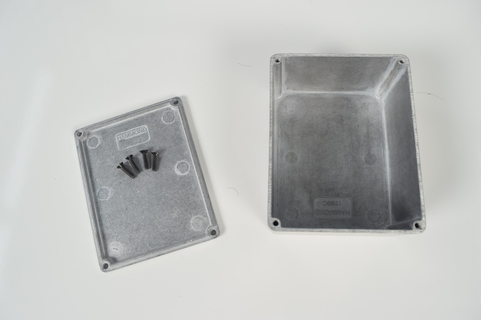 NEW Hammond 1590C Aluminum Enclosure Diecast Metal Project Box