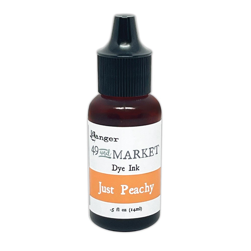 49 And Market Dye Ink Reinkers 0.5oz-Just Peachy