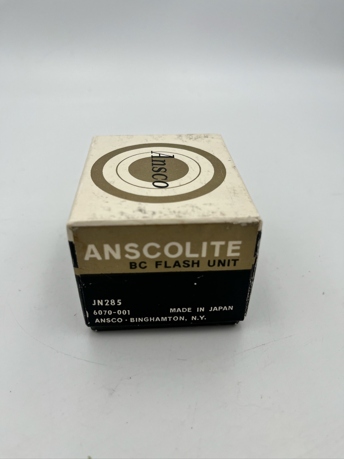 Ansco Anscolite II Gray Vintage Camera Flash Complete Set Japan