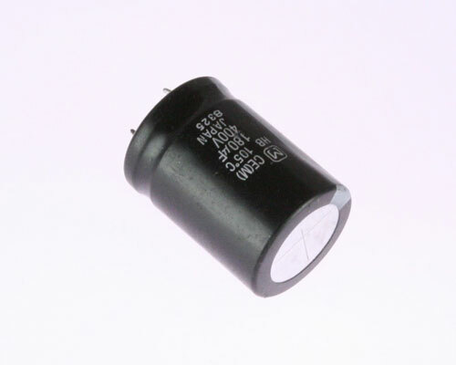 (10pcs) 180uF 400V DC Radial Snap In Mount Electrolytic Capacitor 105C 400VDC