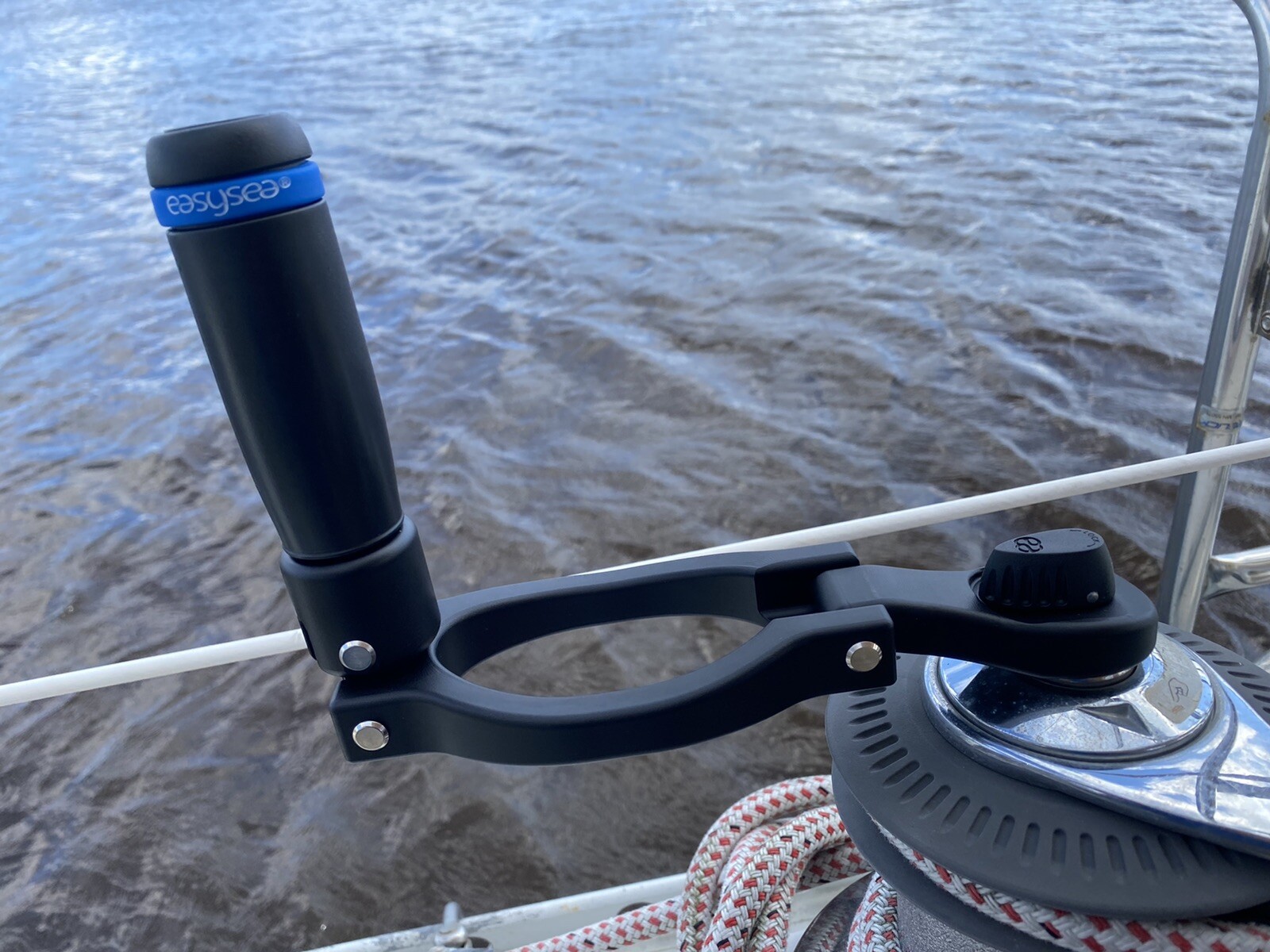 SAILBOAT FOLDING COLAPSIBLE WINCH HANDLE