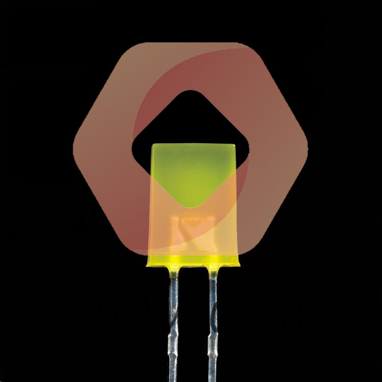 50PCS 2x5x7mm 2*5*7MM Rectangle LED Yellow Colour Yellow Light Emitting Diode