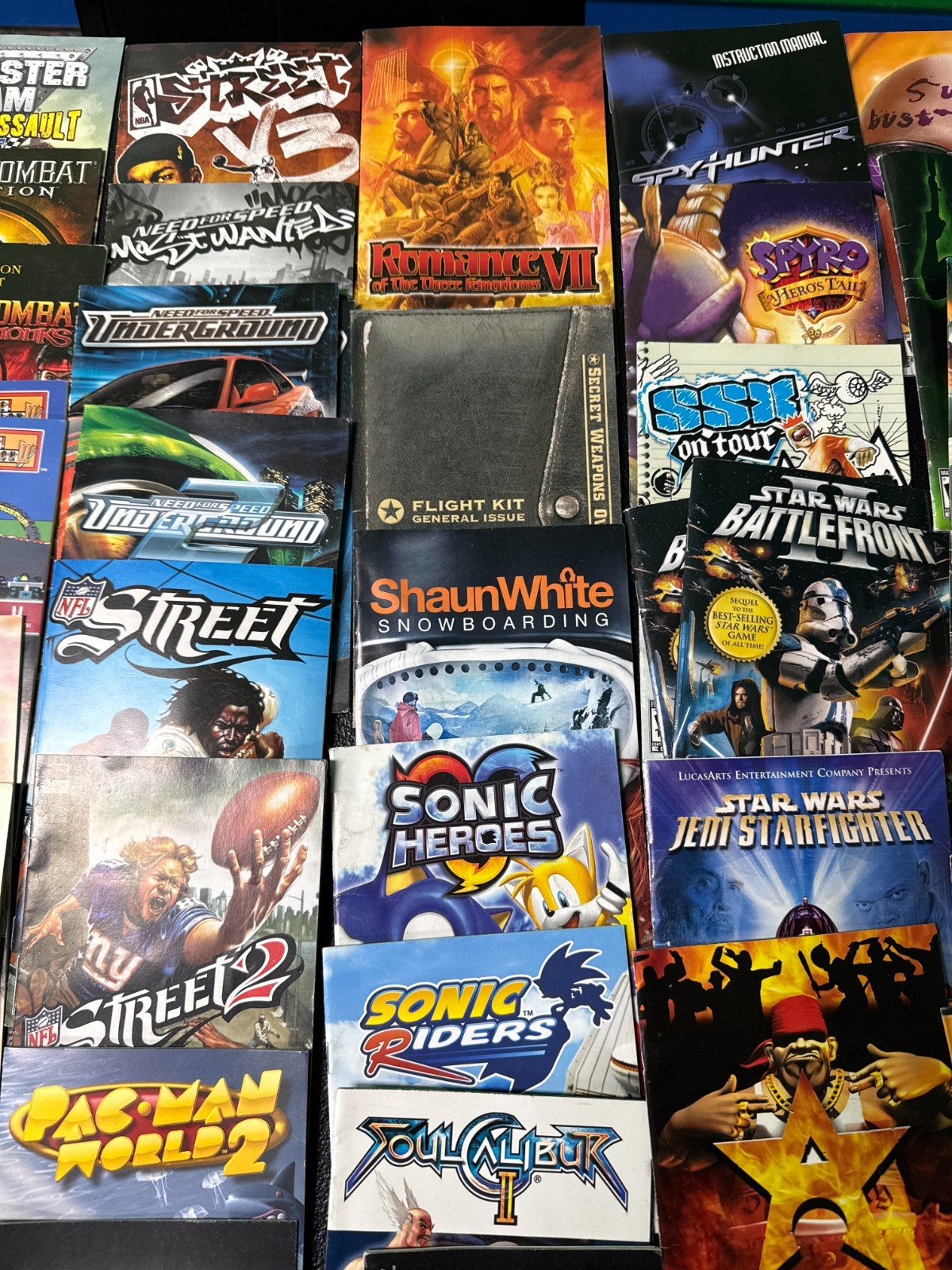 video game manuals lot Playstation 2