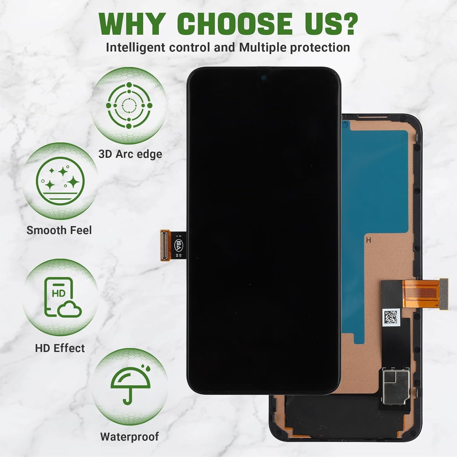 Replacement For Google Pixel 8 TFT LCD Display Touch Screen Digitizer Assembly