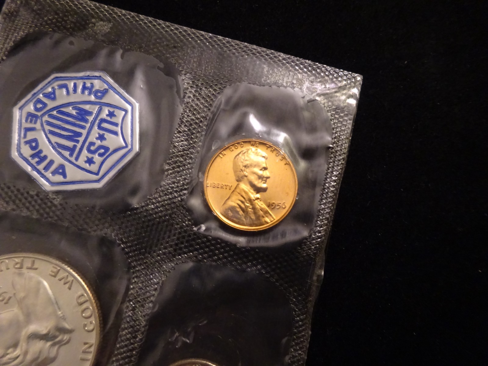 1956 Silver Proof Set U.S. Mint 5-coins Flatpack