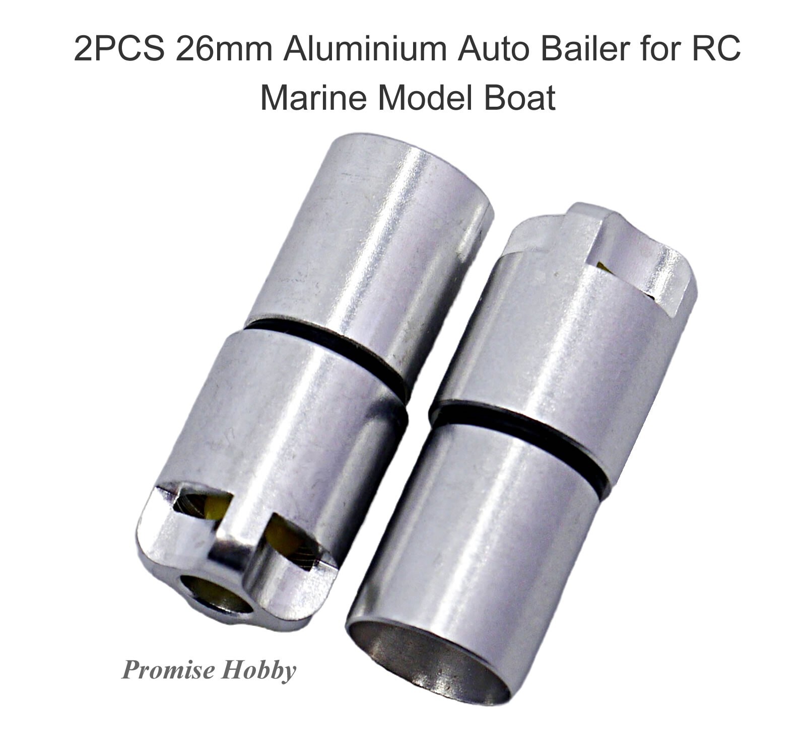 2PCS Aluminium Auto Bailer for Electric Nitro Gas RC Marine Model Boats