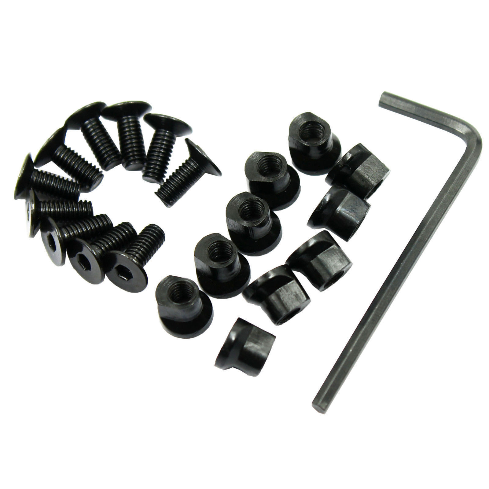 10 Pack KeyMod Screw & Nut Replacement Set for Rail Sections W/ Free Wrench