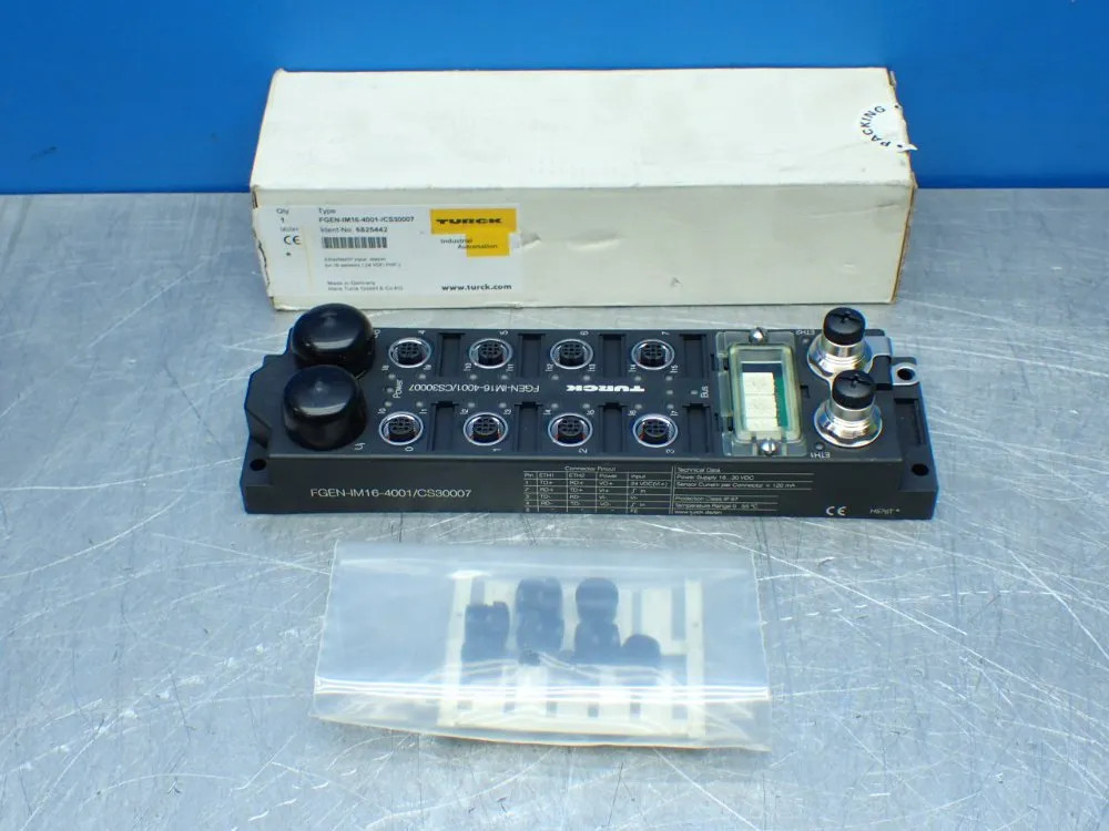 TURCK COMPACT FIELDBUS I/O MODULE FOR ETHERNET/IP FGEN-IM16-4001-/CS30007