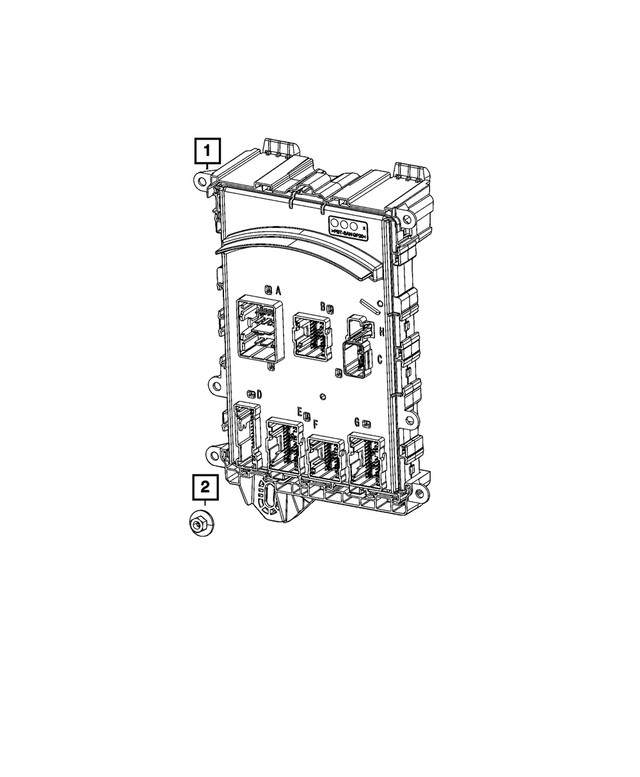 Genuine Mopar Body Controller Module 68569332AE