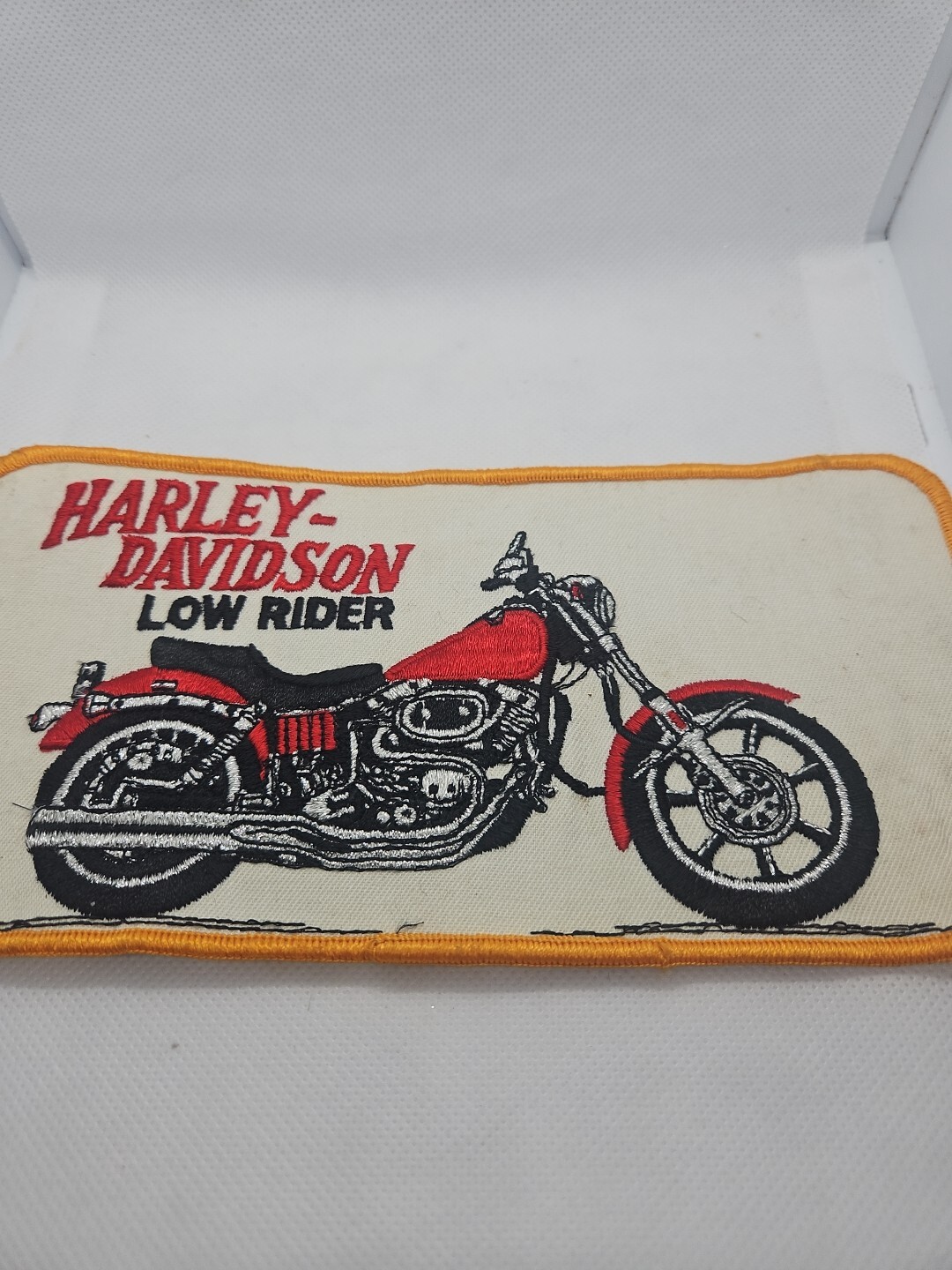 8-1/4 x 4 inch Harley Davidson Low Rider Patch