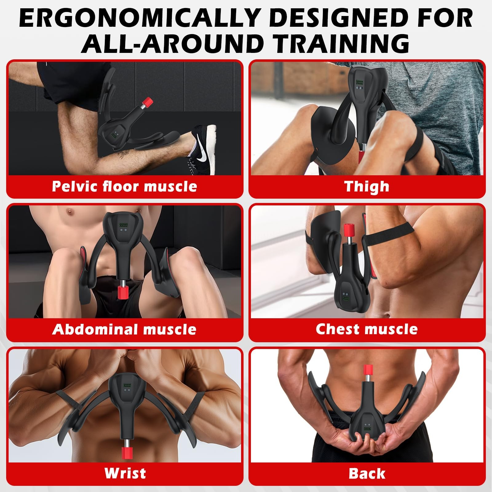 3rd Gen Thigh-Train 0-100 lbs Adjustable Resistance Inner Thigh Train Exercis...