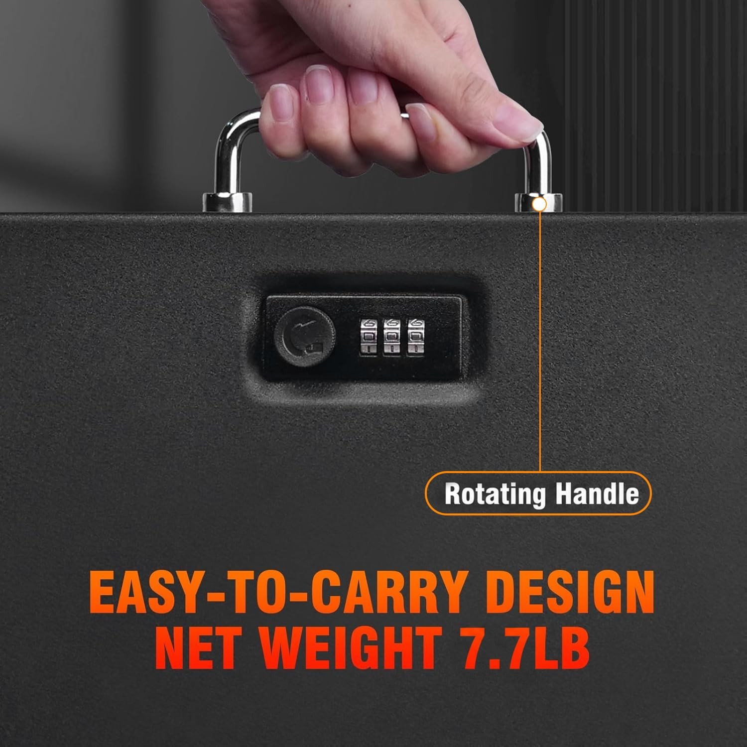 TOTOY 0.26 CuFt Fireproof Document Box