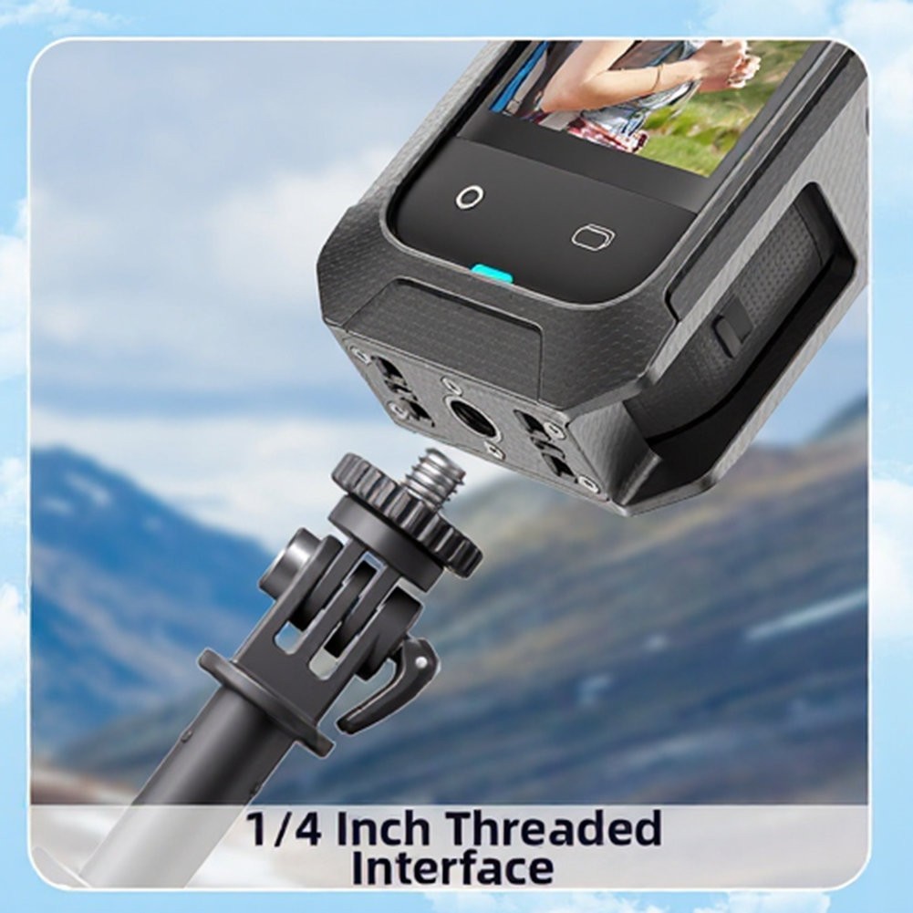 Quick Release Magnetic Frame Compatible with For Insta360 X5 Black PC Cage