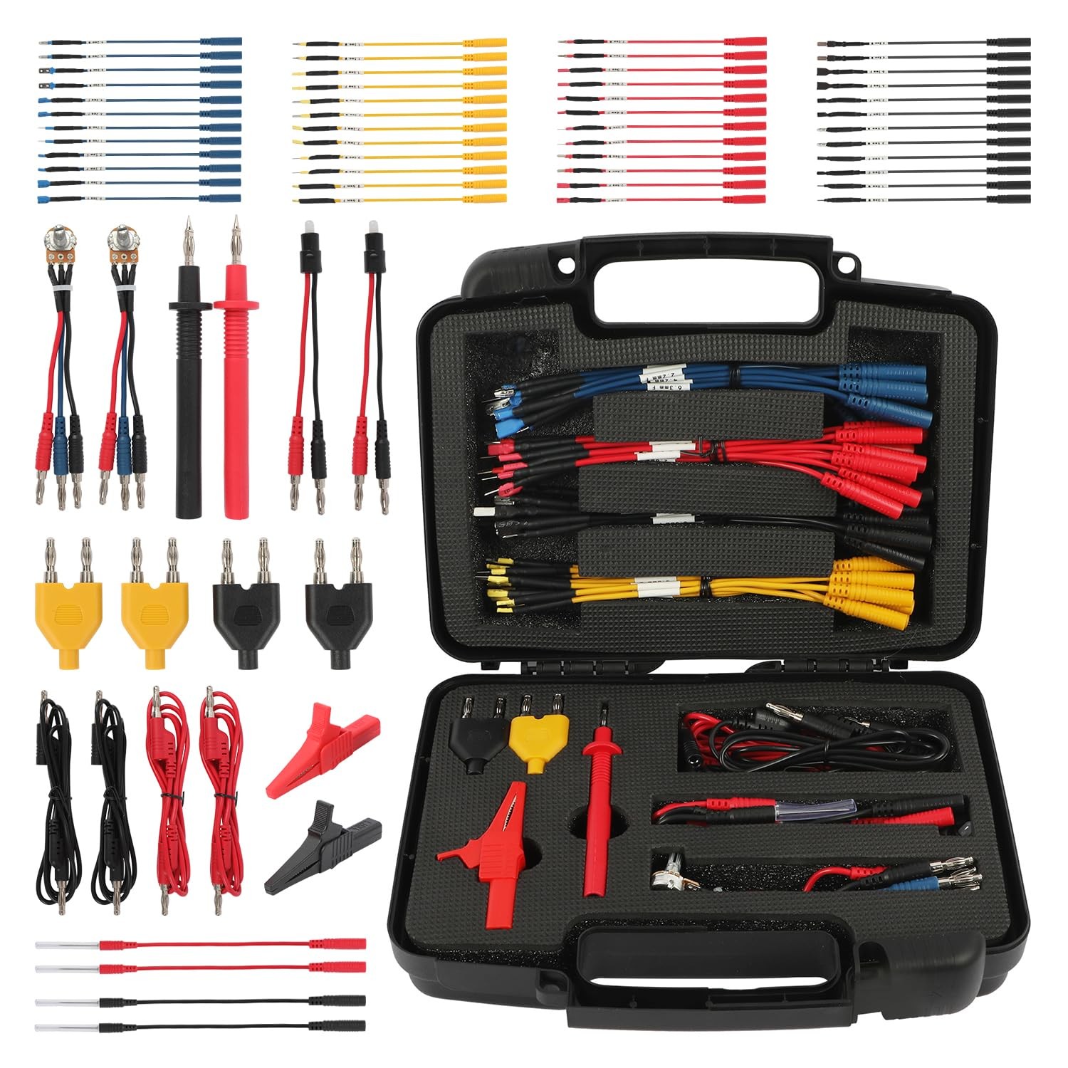 68PCS Automotive Circuit Test Leads Kit,Multimeter Terminal Test Leads Kit,Te...