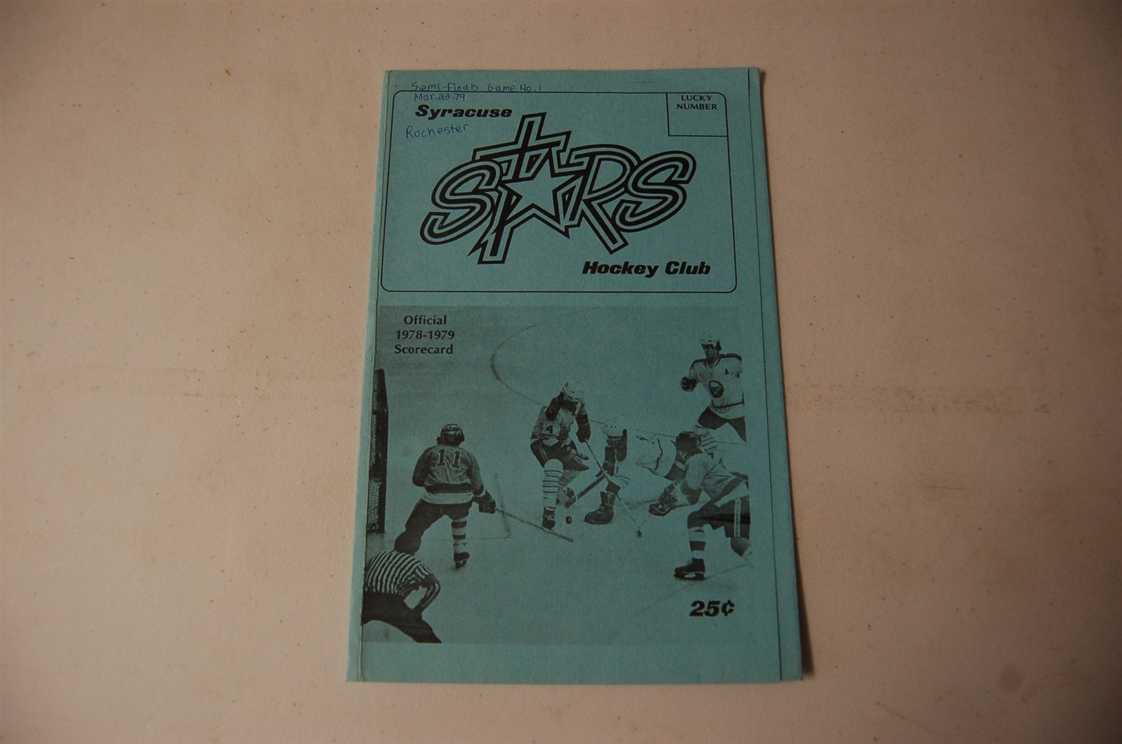 1979 Syracuse - Rochester Hockey Empire Cup Playoff Program