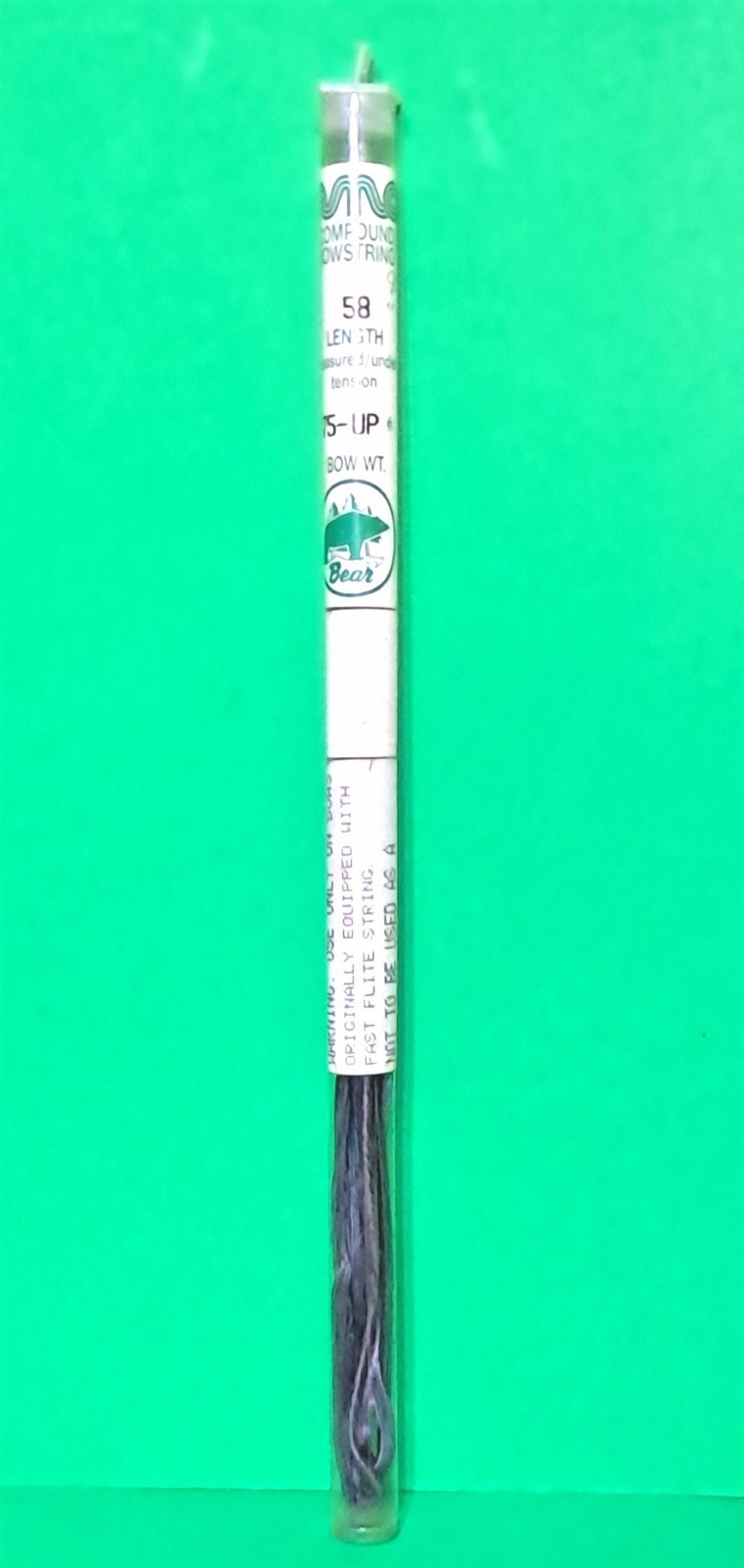 Original Bear Archery Fast Flite Replacement Bow String 58" - Draw wt 75# & up