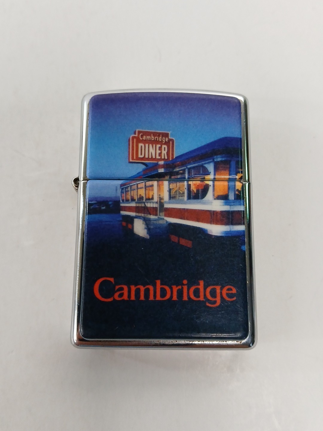 1996 Cambridge Diner Zippo Lighter -97 Unfired Insert