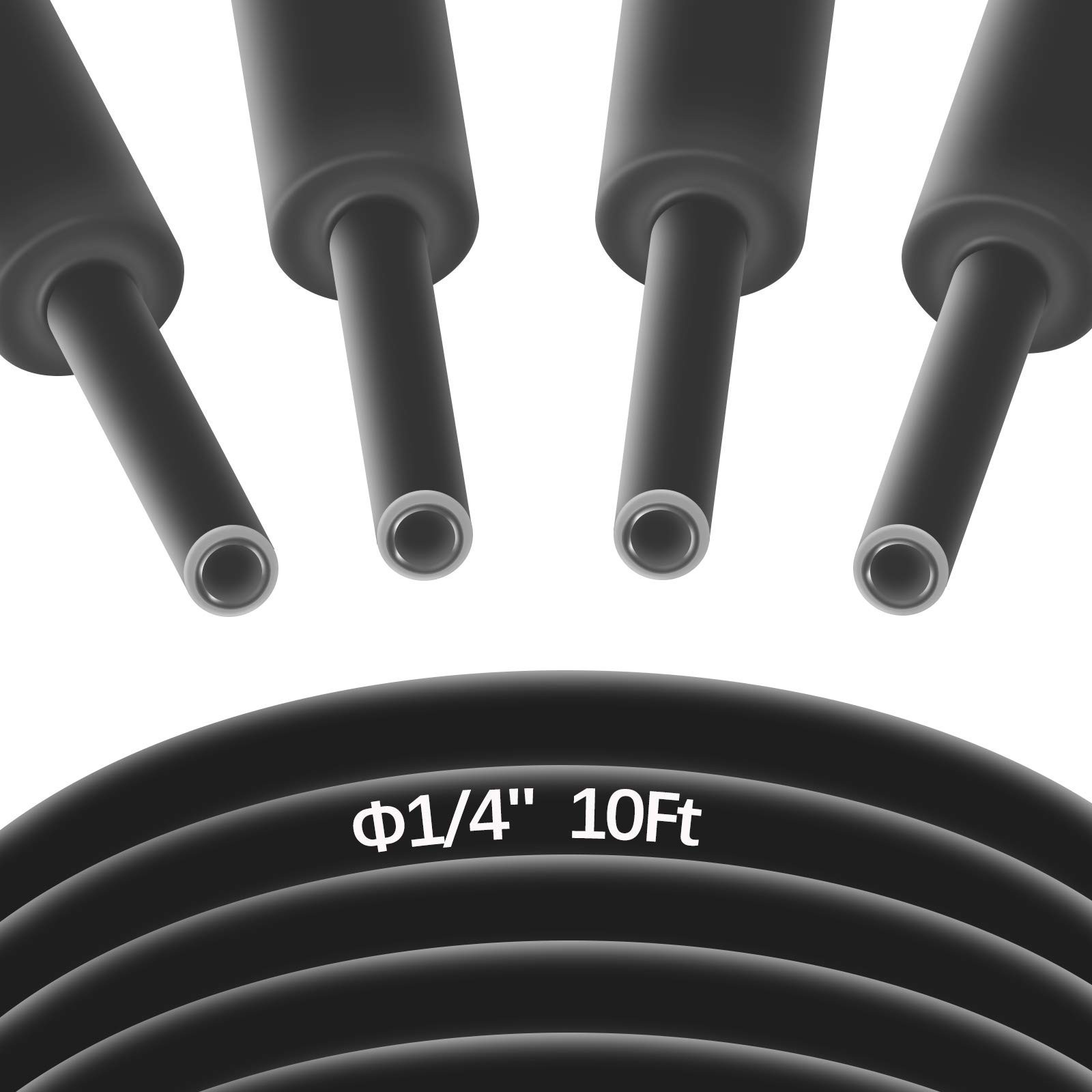 1/4 Inch Waterproof Heat Shrink Tubing - 3:1 Marine Grade Heat Shrink Tube wi...