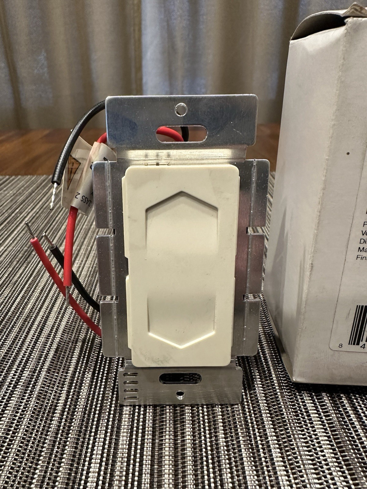 Reign Wall Mount LED Touch Dimmer 12-24VDC Constant Voltage Light Almond