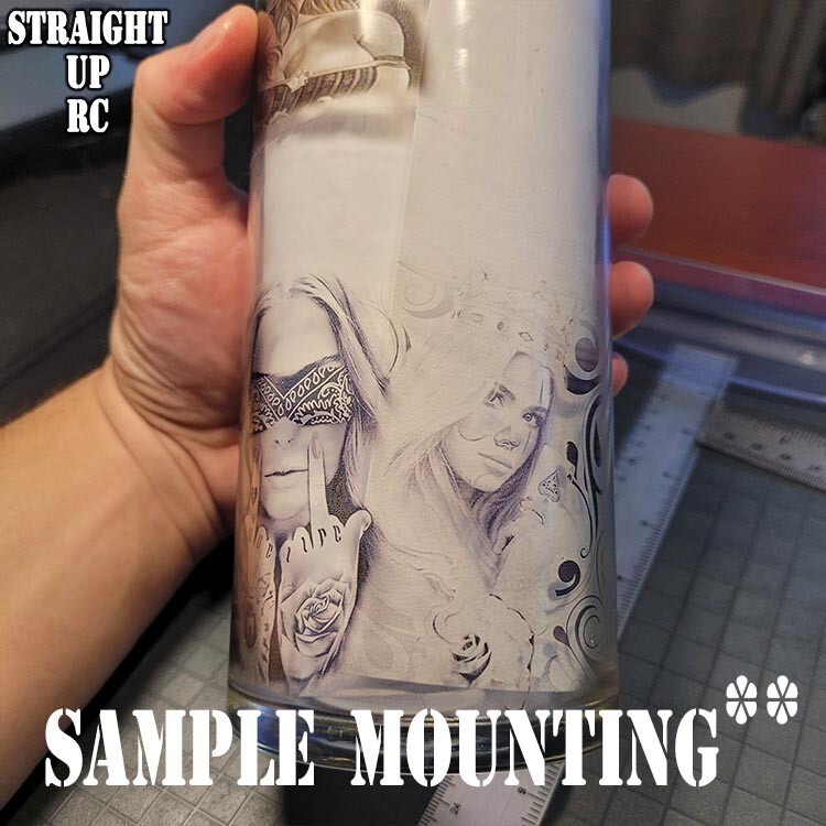 Custom Waterslide Decal - RC Lowrider "Airbrush Mural" Style "Sombrero Girl 2"