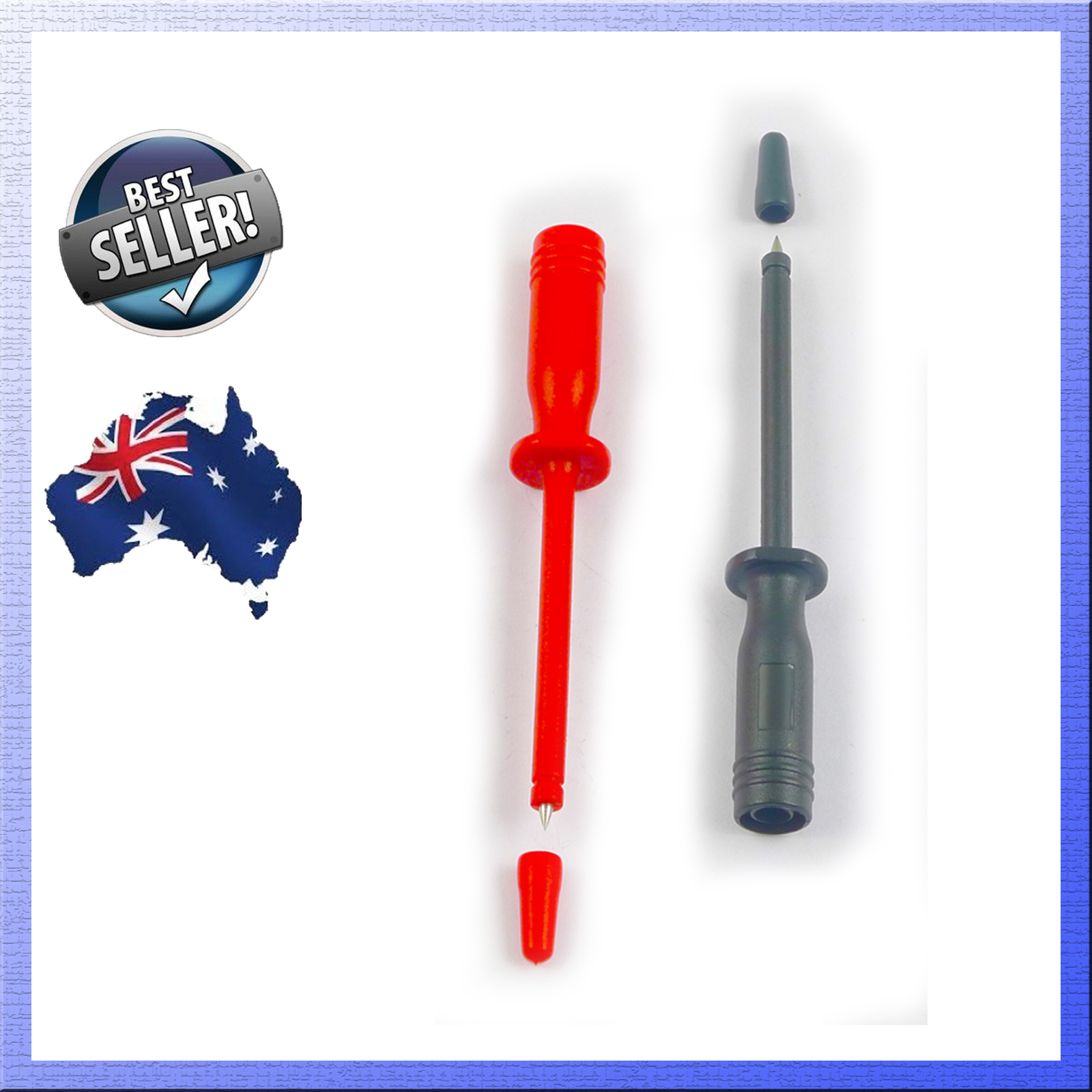 PA Test lead stainless steel probe for multimeter Φ4 4mm Banana end 1000V 10A OZ