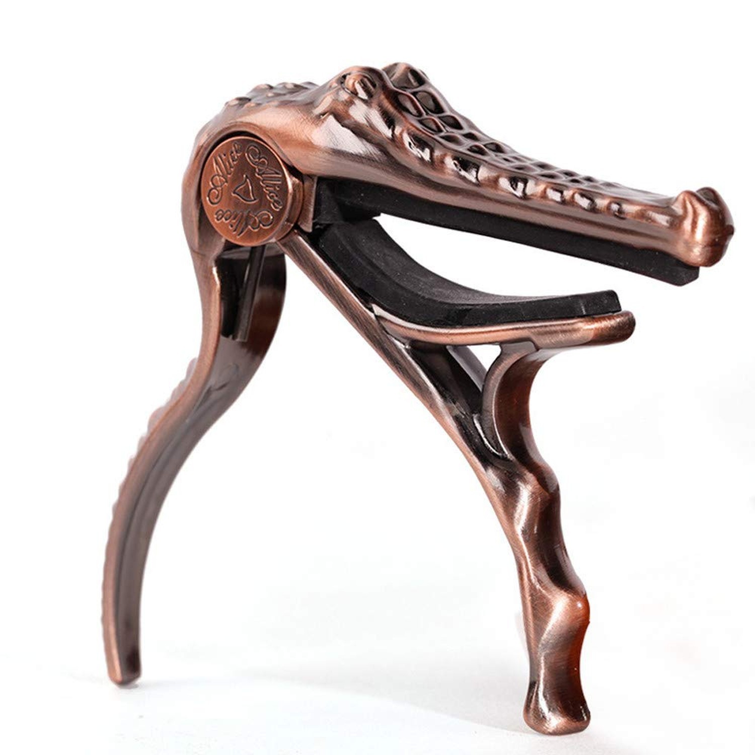 Alice A007G/PB Aligater Capo For Acoustic Guitar Aluminum Alloy Guitar Capo B...