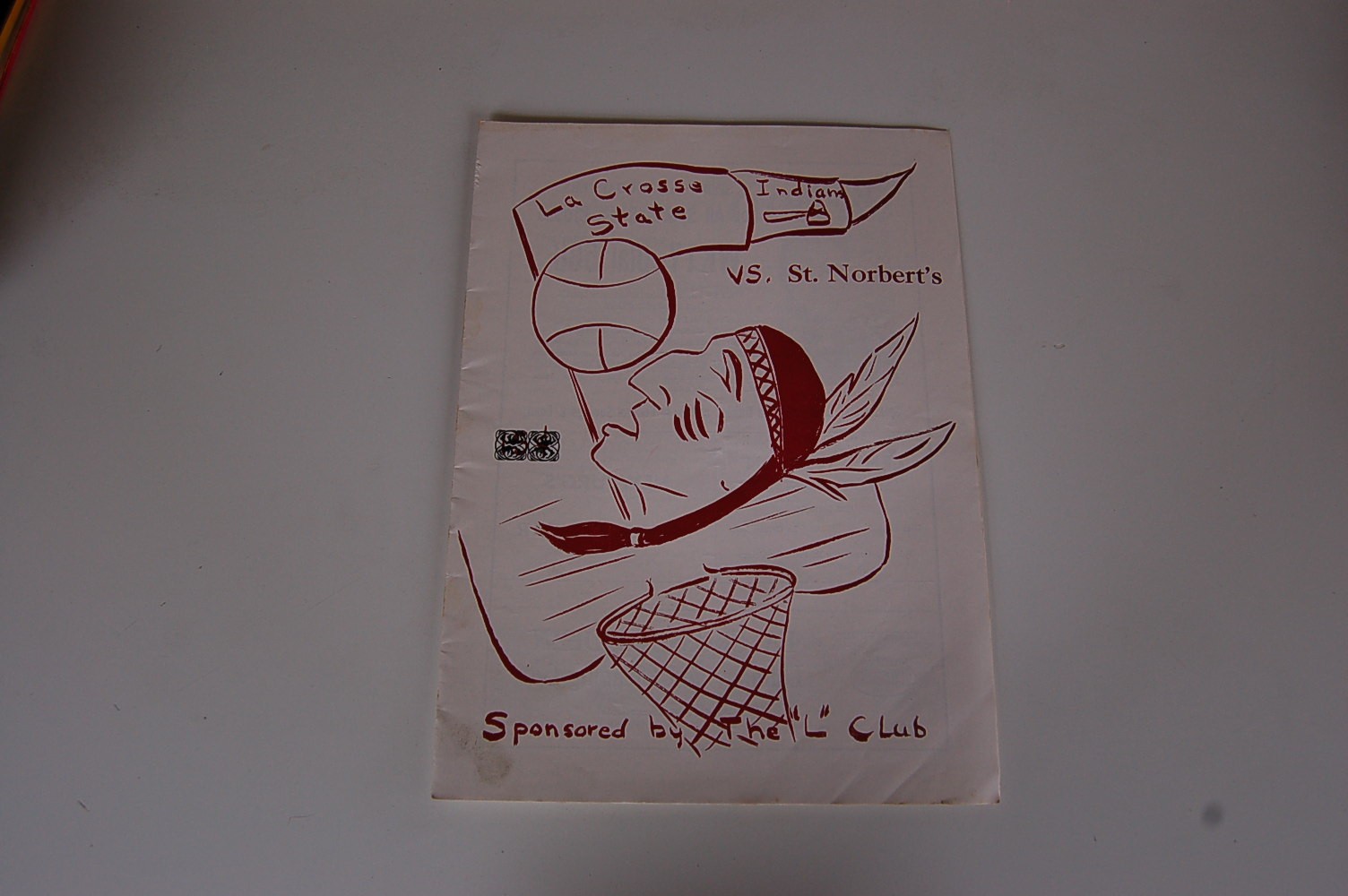 1956 La Crosse State - St. Norbert's  Wisconsin College Basketball Program