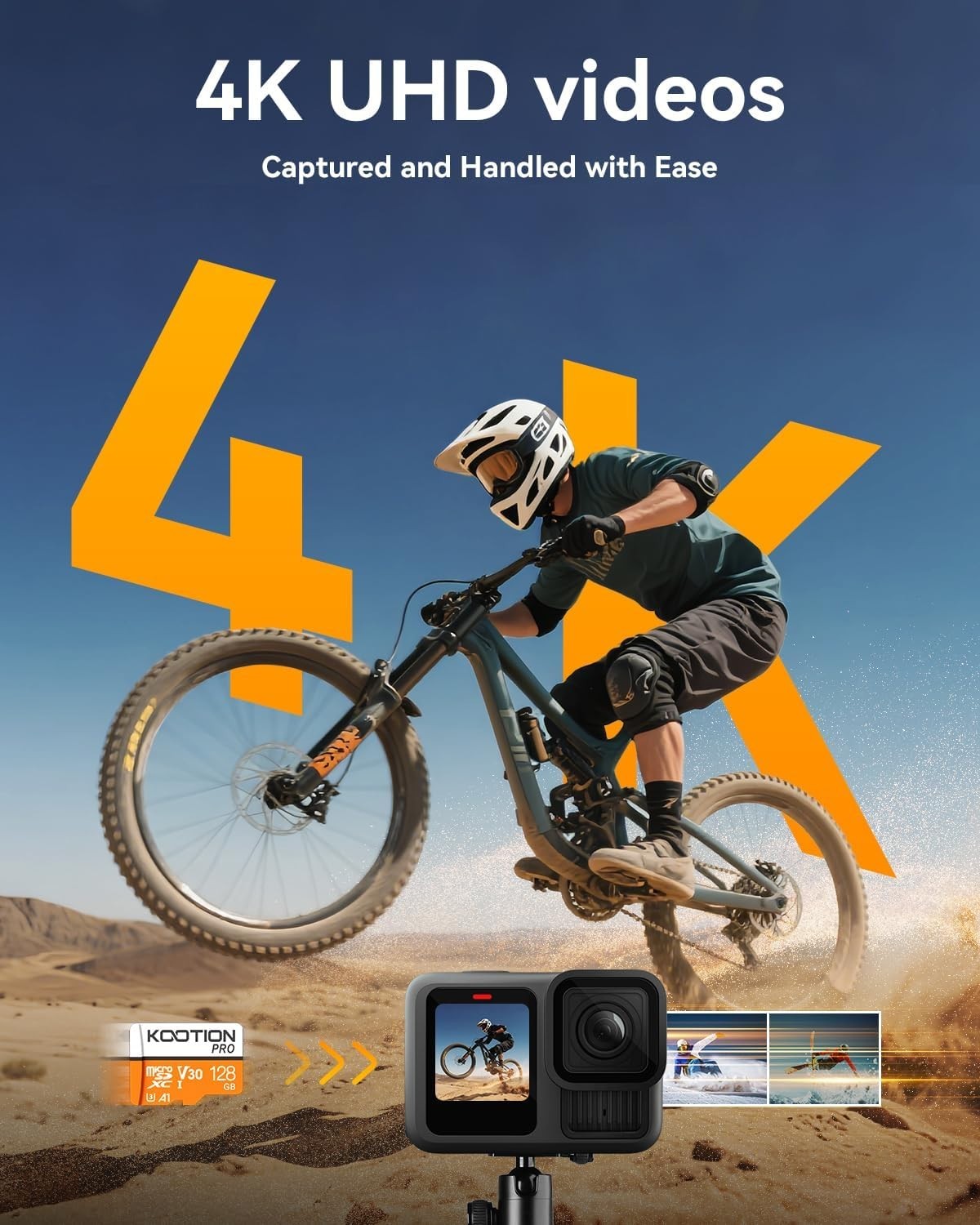 UHS-I MicroSDXC 128GB 3 Pack - Ultimate Durability for Action Cameras & Drones