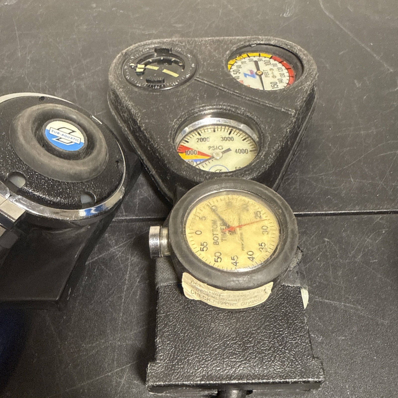 Vintage Z90 Regulator Set with Sub Aquatic Untested