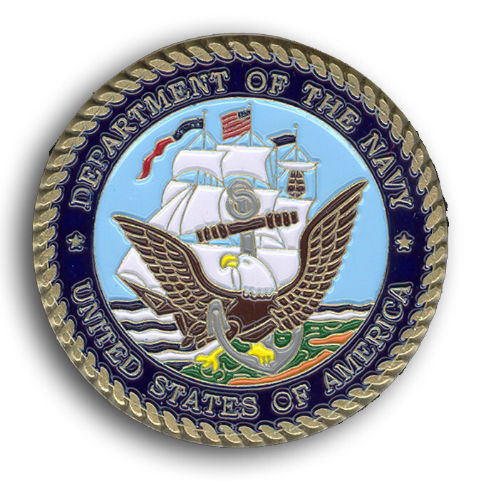 US Navy Operation Enduring Freedom Challenge Coin