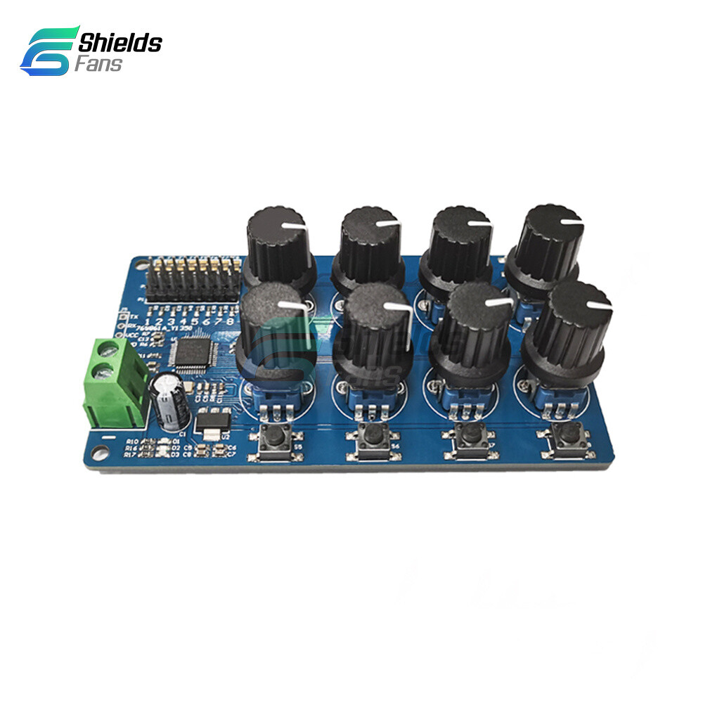 8 Channel Servos Control Board Steering Gear Controller Debug Board MG995