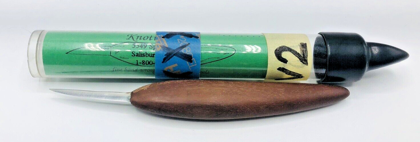 ORIGINAL KNOTTS KNIVES WOOD CARVING KNIFE WOODCARVING rare whittling bird decoy