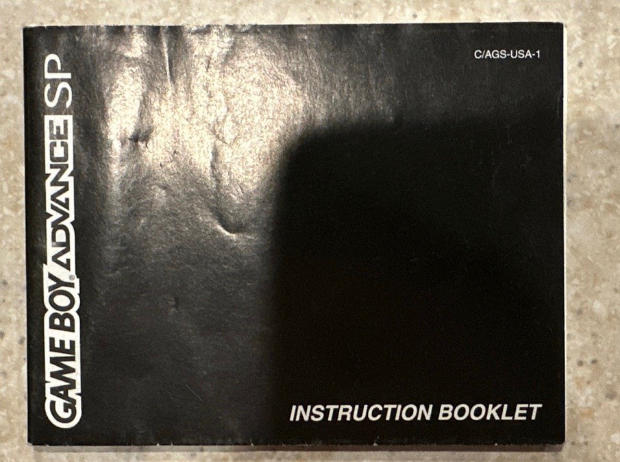 Gba instructions System Insert