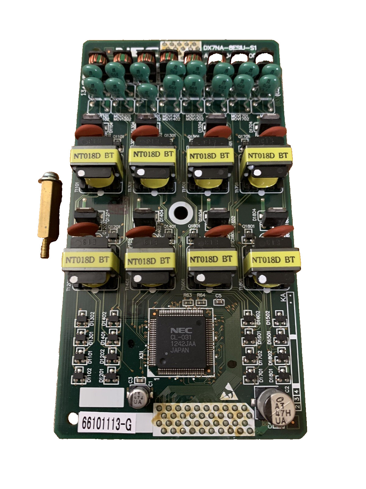 NEC DX7NA-8ESIU-S1 1091002 DSX 40 8-Port Station Expansion Card 1 Year Warranty