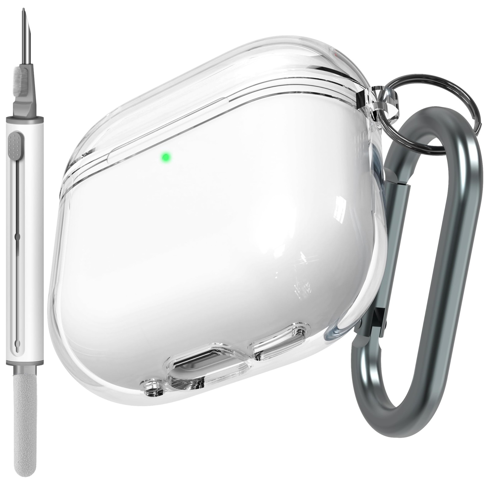 Veirrw for AirPods 4 Case,Soft TPU Clear Cover For Airpods 4 with ANC,