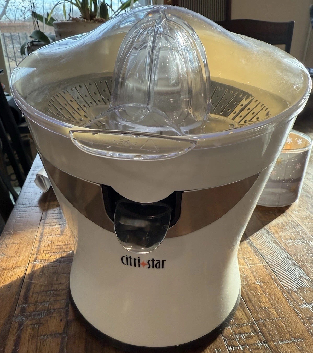 Tribest CitriStar Citrus Juicer Stainless Steel Strainer/Spout Never Used No Box