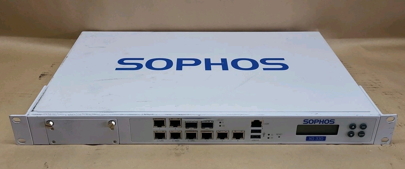 Sophos XG 330 Firewall Security Network Appliance XG330 Drive Removed - Tested!