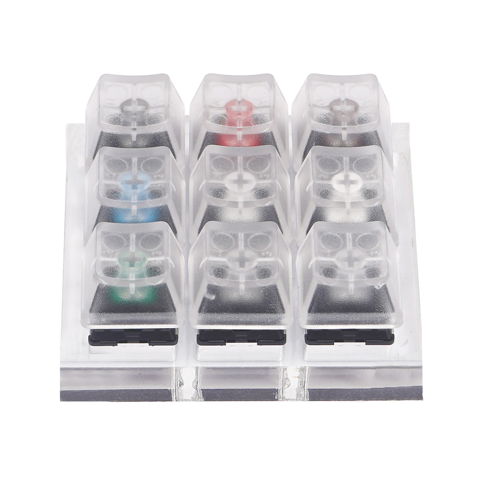 9-Key Switch Tester Mechanical Keyboard Sampler Keycap Switch for Cherry MX