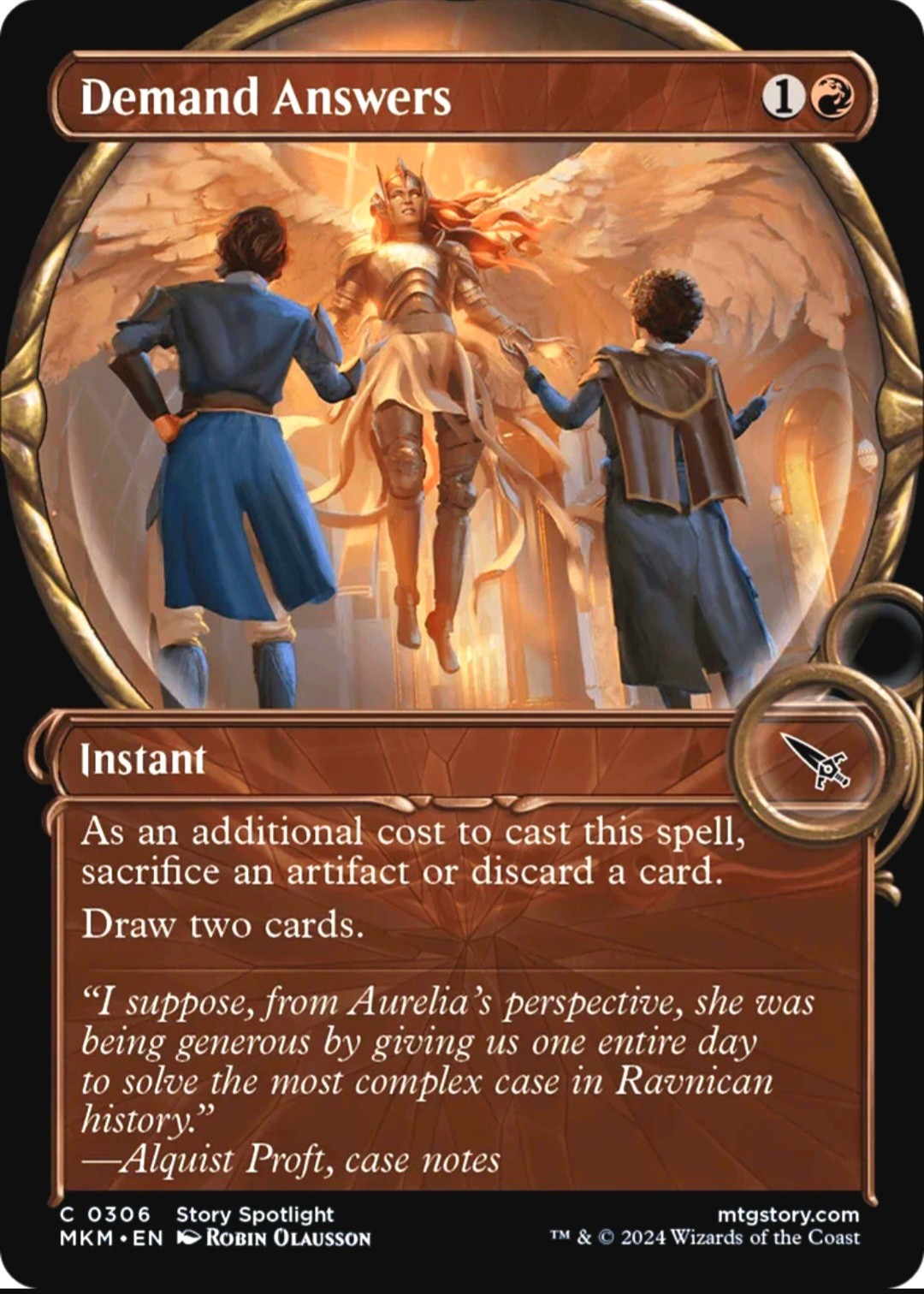 X 1 Demand Answers NM-M MKM 306 MTG Magic The Gathering